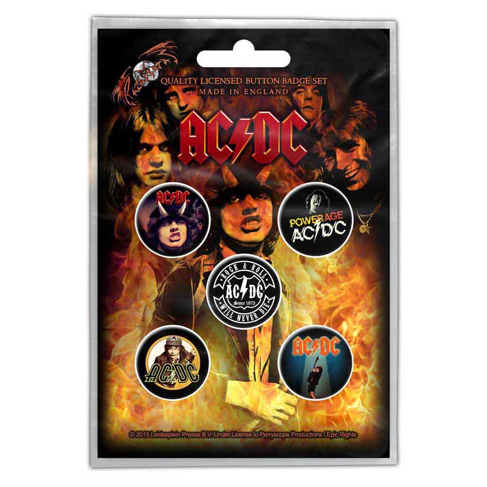 Button, badge AC/DC (Logo)