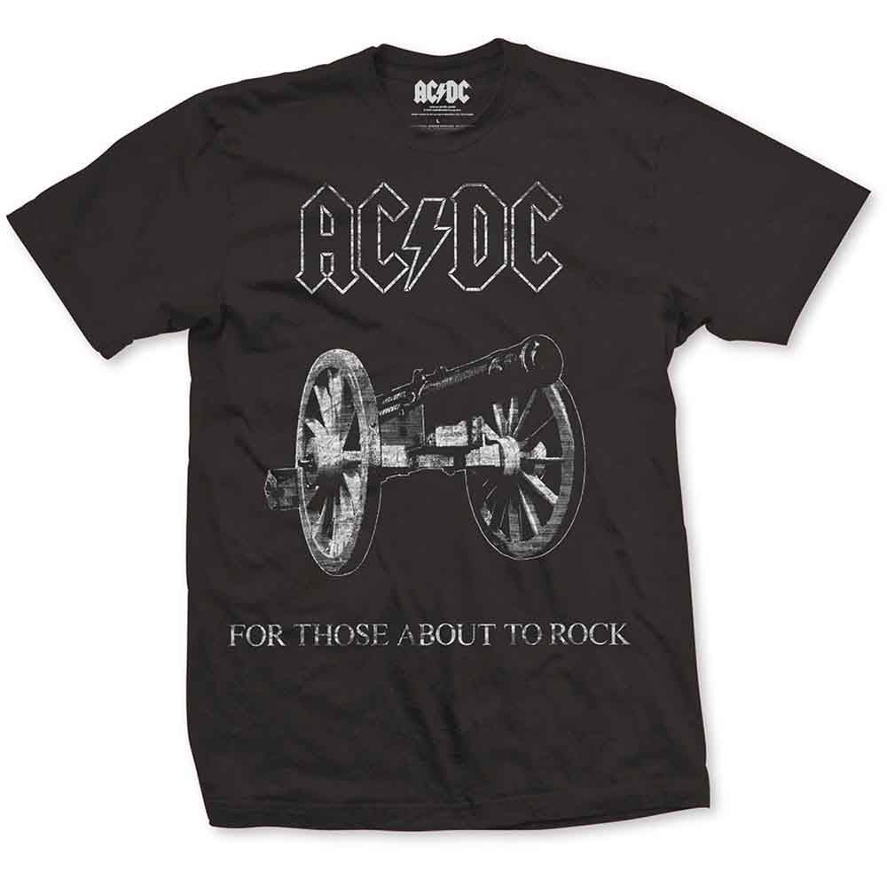 AC/DC UNISEX T-SHIRT: ABOUT TO ROCK