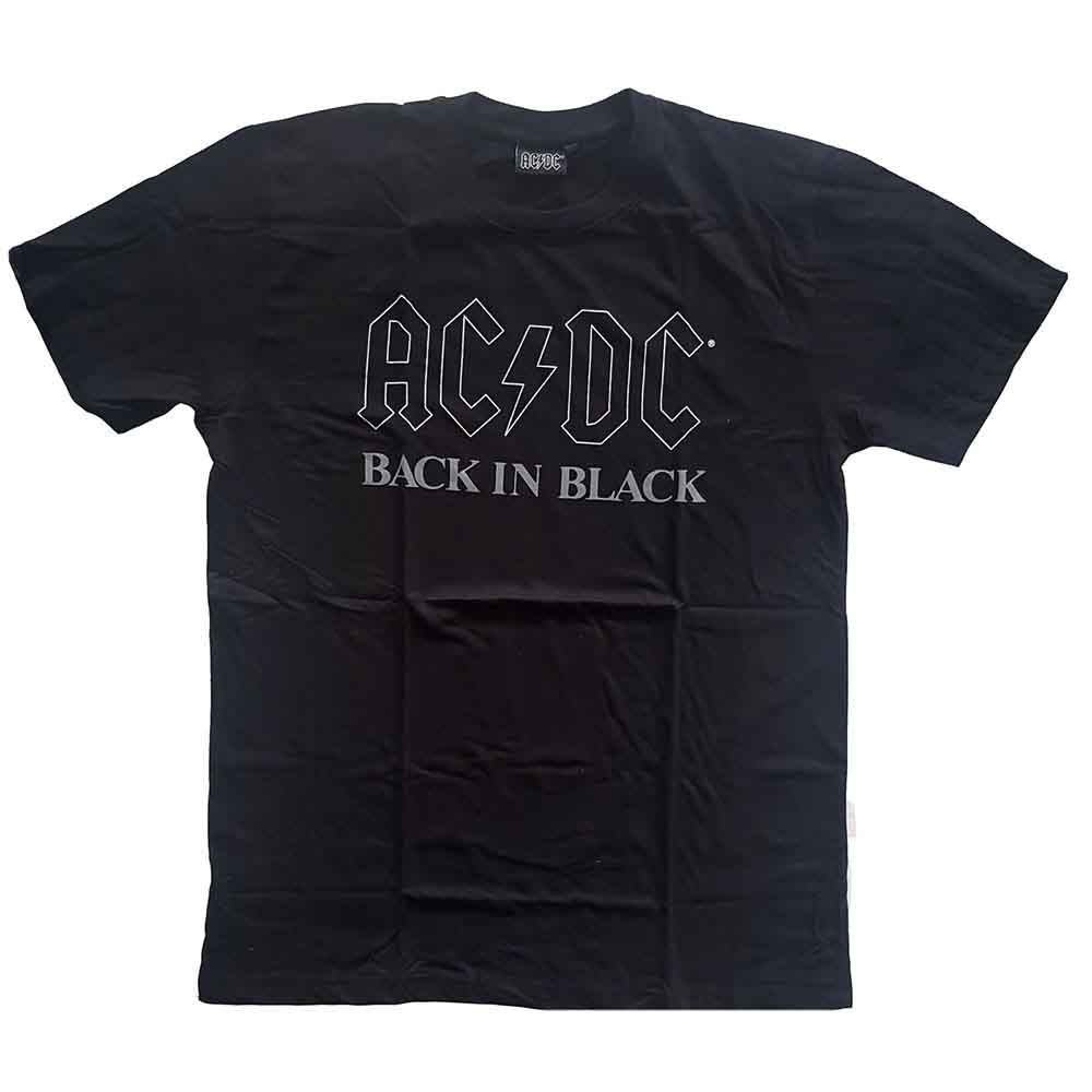 AC/DC UNISEX T-SHIRT: BACK IN BLACK