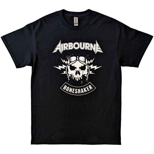 AIRBOURNE UNISEX T-SHIRT: R 'N' R BONESHAKER (BACK PRINT)