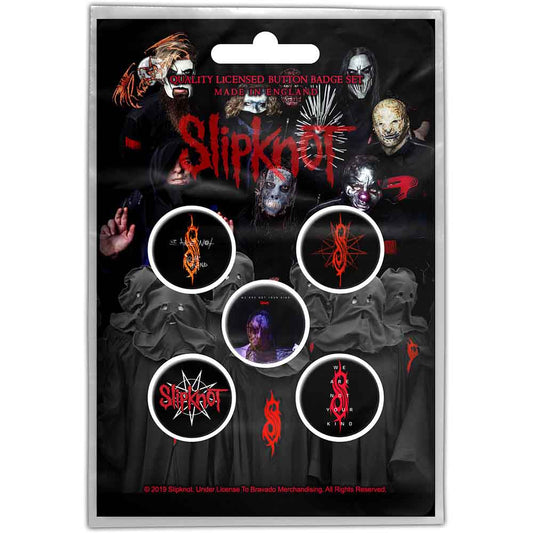 SLIPKNOT BUTTON BADGE PACK: WE ARE NOT YOUR KIND (RETAIL PACK)