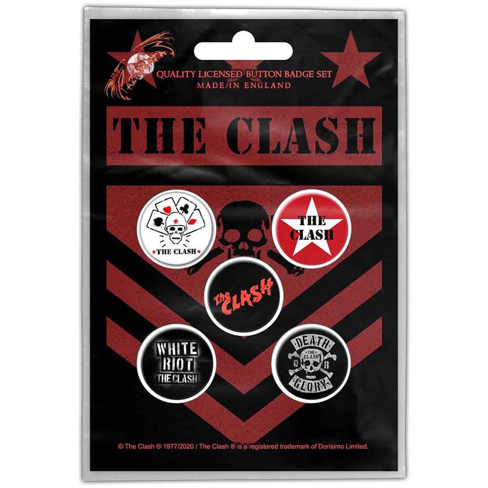 THE CLASH BUTTON BADGE PACK: LONDON CALLING (RETAIL PACK)