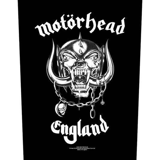 MOTORHEAD BACK PATCH: ENGLAND