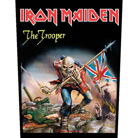 IRON MAIDEN BACK PATCH: THE TROOPER