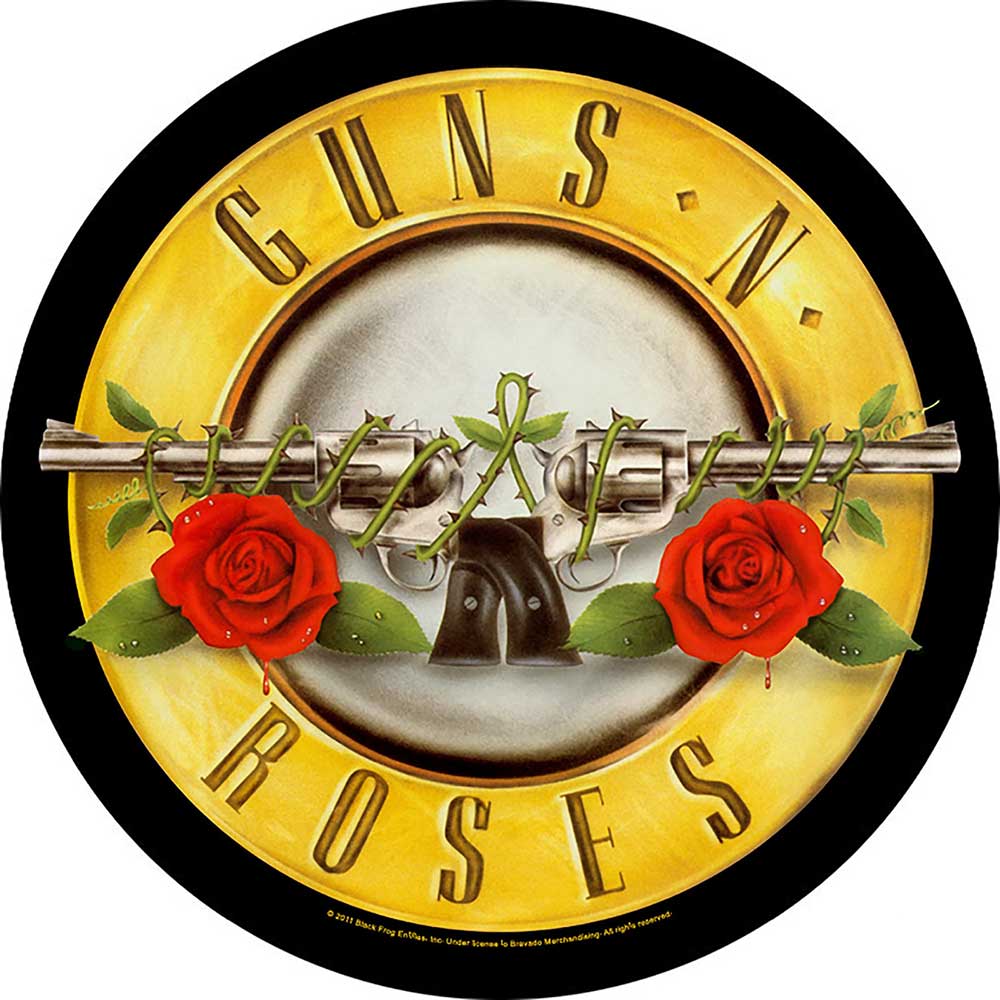 GUNS N' ROSES BACK PATCH: BULLET LOGO