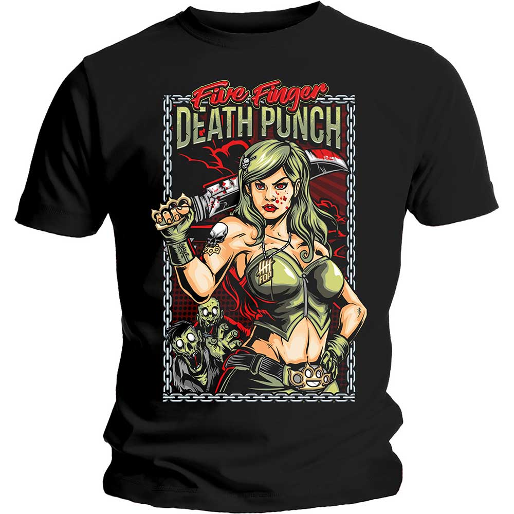 FIVE FINGER DEATH PUNCH UNISEX T-SHIRT: ASSASSIN