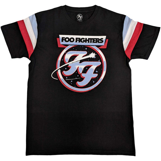 FOO FIGHTERS UNISEX RINGER T-SHIRT: COMET TRICOLOUR