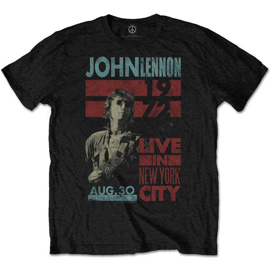 JOHN LENNON UNISEX T-SHIRT: LIVE IN NYC