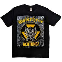 MOTORHEAD UNISEX T-SHIRT: ACHTUNG!