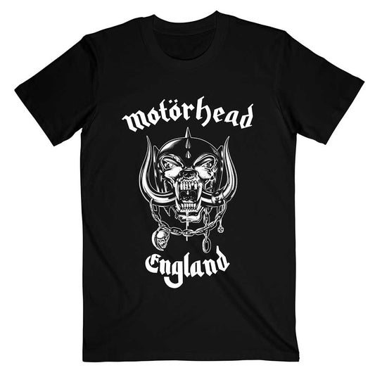 MOTORHEAD UNISEX T-SHIRT: ENGLAND