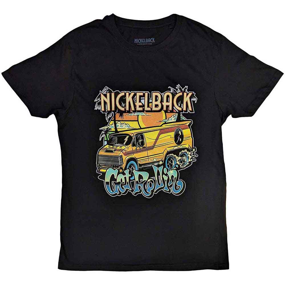 CURRENT TOUR - NICKELBACK UNISEX T-SHIRT: GET ROLLIN'