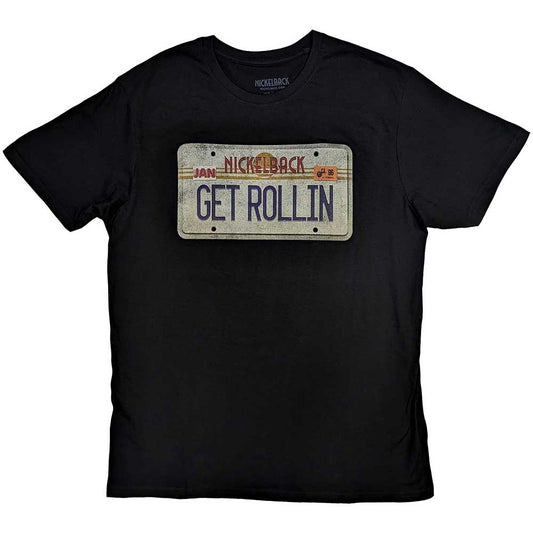 CURRENT TOUR - NICKELBACK UNISEX T-SHIRT: LICENSE PLATE