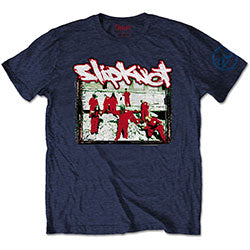 SLIPKNOT UNISEX T-SHIRT: 20TH ANNIVERSARY - RED JUMP SUITS (BACK PRINT)