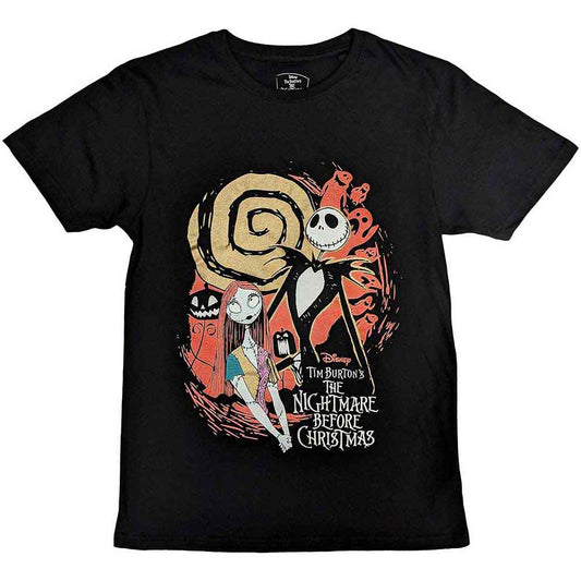 DISNEY UNISEX T-SHIRT: THE NIGHTMARE BEFORE CHRISTMAS GHOSTS (EMBELLISHED